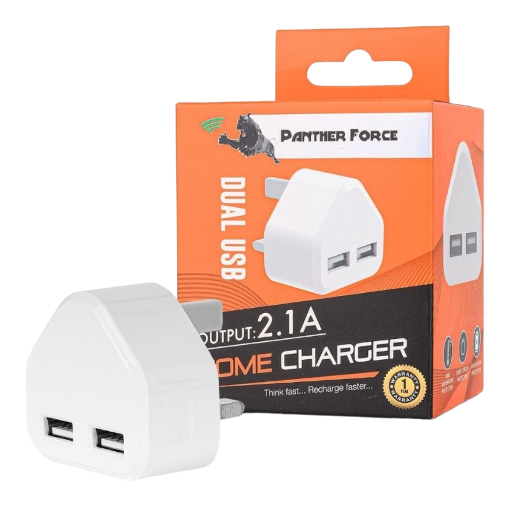 PF73- PANTHER FORCE 2.4AMP DUAL USB PLUG PF73- PANTHER FORCE 2.4AMP DUAL USB PLUG